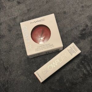 MAC Cosmetics GlowPlay Cushiony Blush and Tendertalk Lip Balm Combo